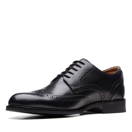 Clarks CraftArloLimit Black Leather - Wide Width