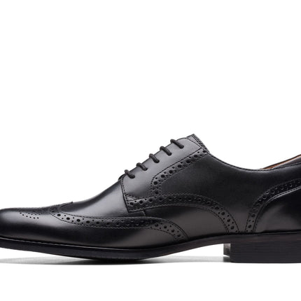 Clarks CraftArloLimit Black Leather - Wide Width