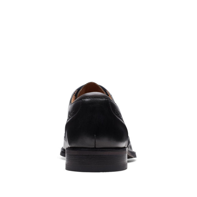 Clarks CraftArloLimit Black Leather - Wide Width