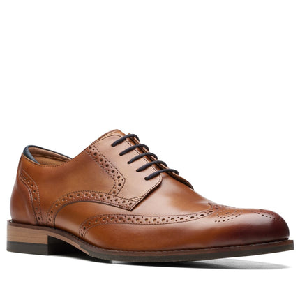 Clarks CraftArloLimit Tan Leather - Wide Width