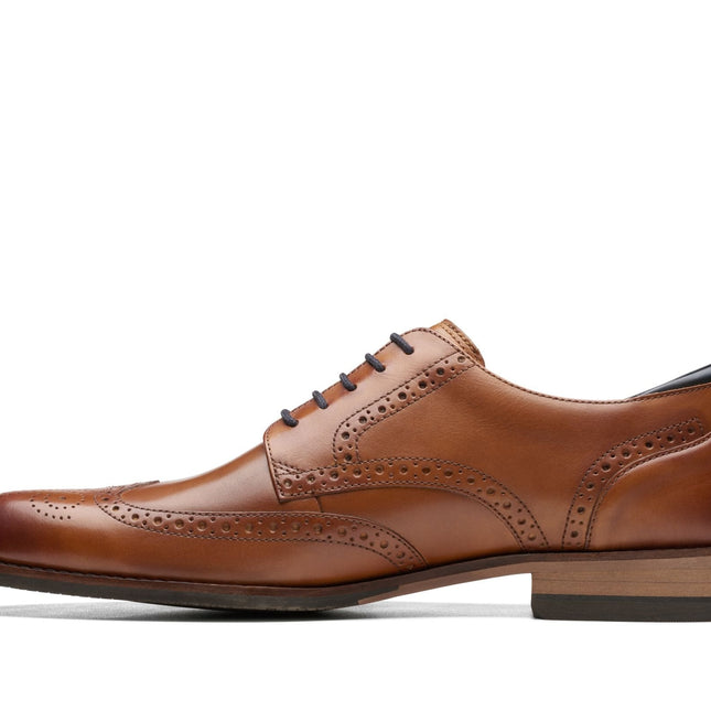 Clarks CraftArloLimit Tan Leather - Wide Width
