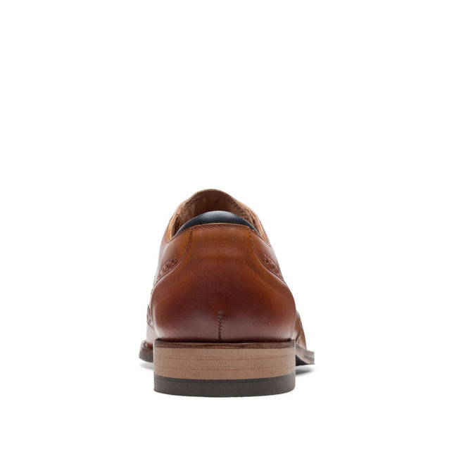Clarks CraftArloLimit Tan Leather - Wide Width