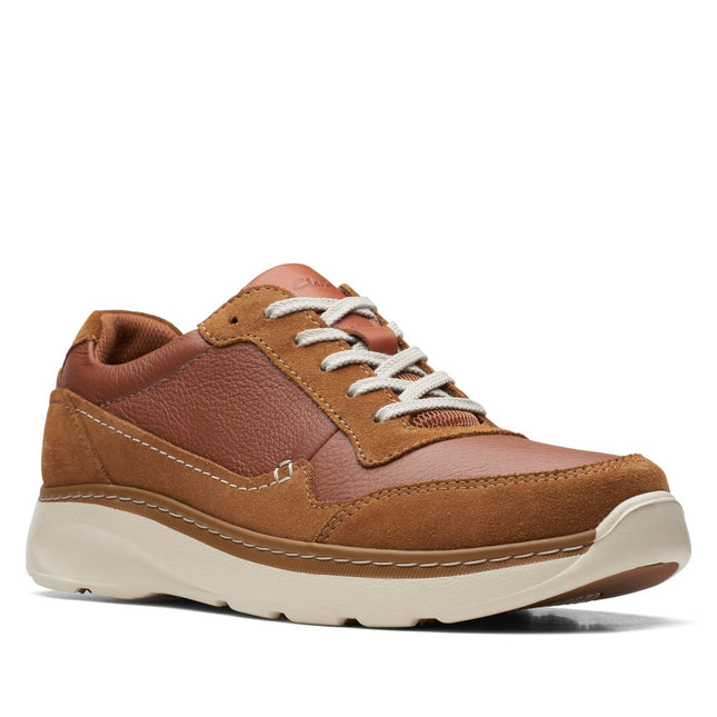 Clarks ChartLite Move Dark Tan Leather