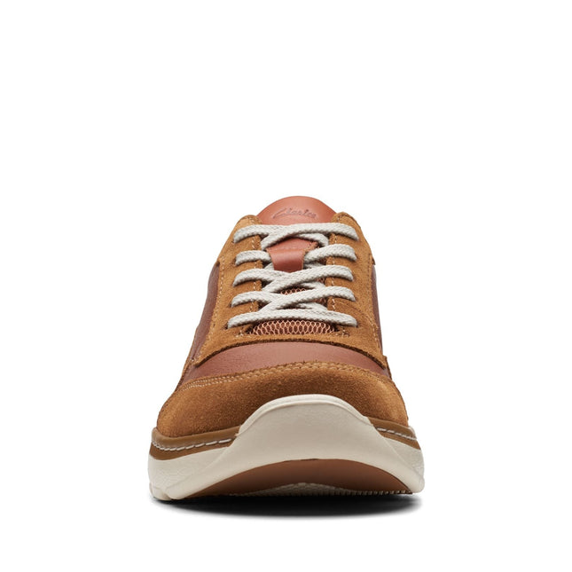 Clarks ChartLite Move Dark Tan Leather
