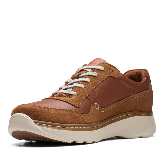 Clarks ChartLite Move Dark Tan Leather