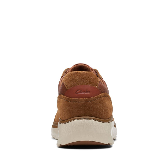 Clarks ChartLite Move Dark Tan Leather