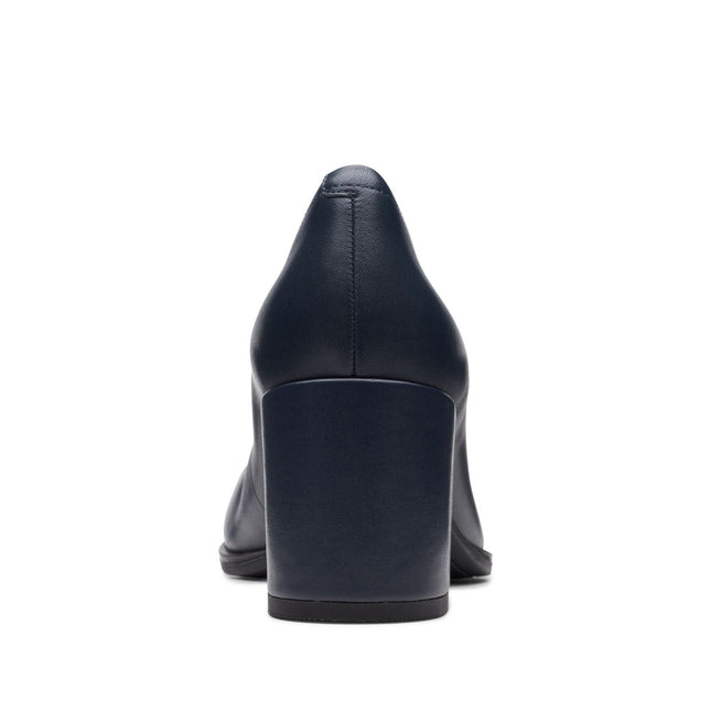 Clarks Freva55 Court Navy Leather