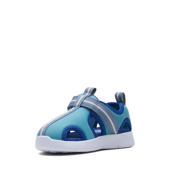 Clarks Ath Water Toddler Blue Combi