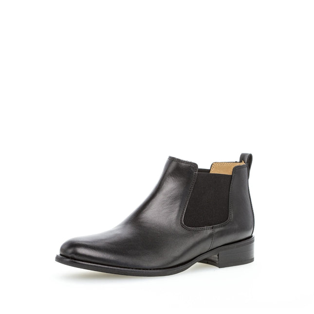 Gabor 71.640.27 Zodiac Black Leather Ankle Boot