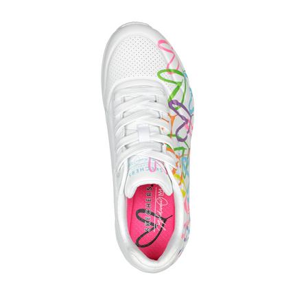 Skechers Uno - Highlight Love White