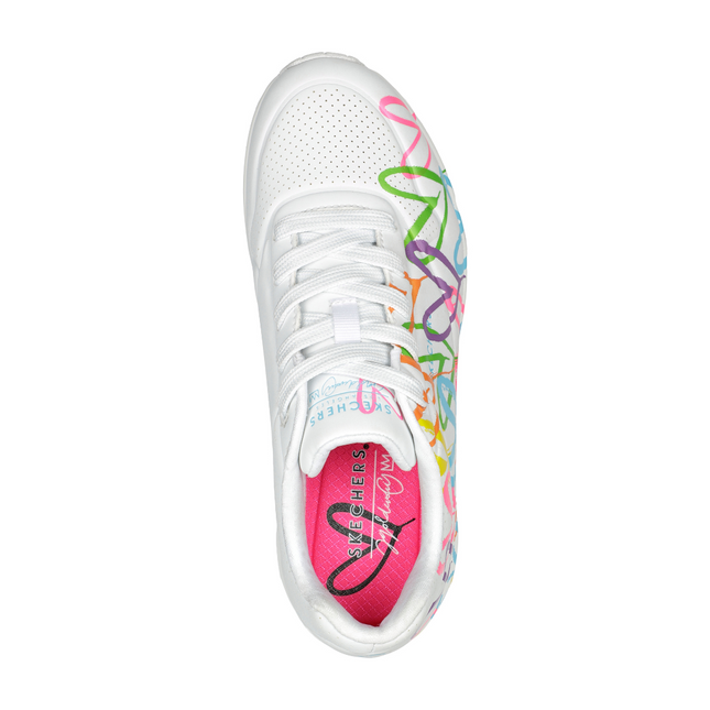 Skechers Uno - Highlight Love White