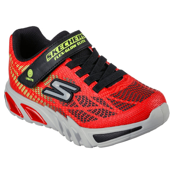 Skechers 400137L Flex-Glow Elite Vorlo Red