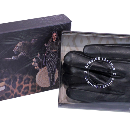 Brandwell 55M605 Black Cuff Leather Glove