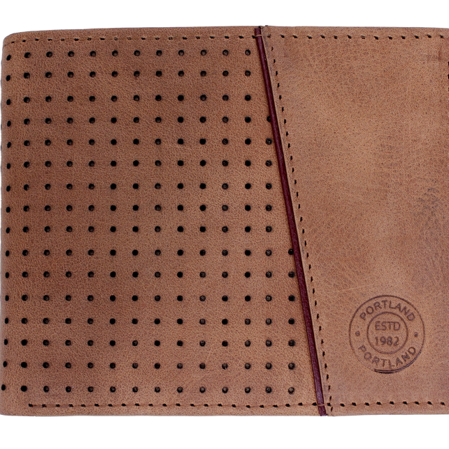 Brandwell 56P407 - Tan Leather Billfold Wallet