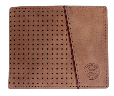 Brandwell 56P407 - Tan Leather Billfold Wallet
