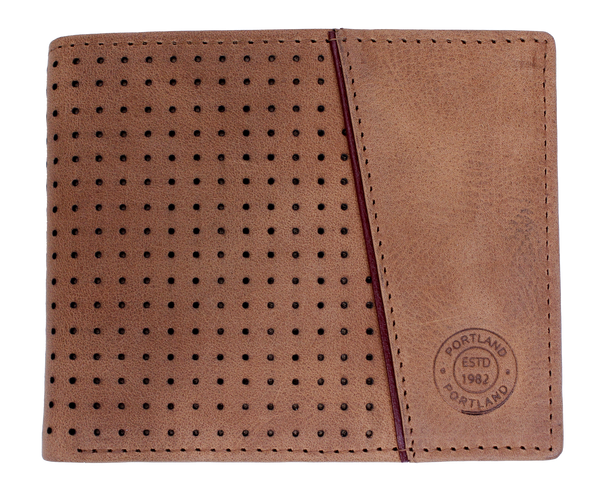 Brandwell 56P407 - Tan Leather Billfold Wallet