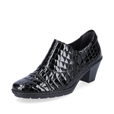 Rieker 57173-03 Black Patent
