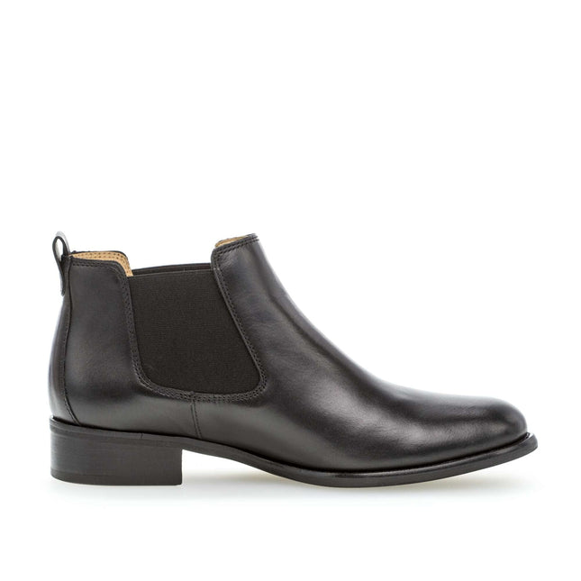 Gabor 71.640.27 Zodiac Black Leather Ankle Boot