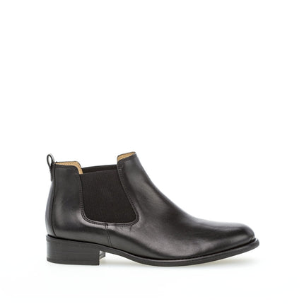 Gabor 71.640.27 Zodiac Black Leather Ankle Boot