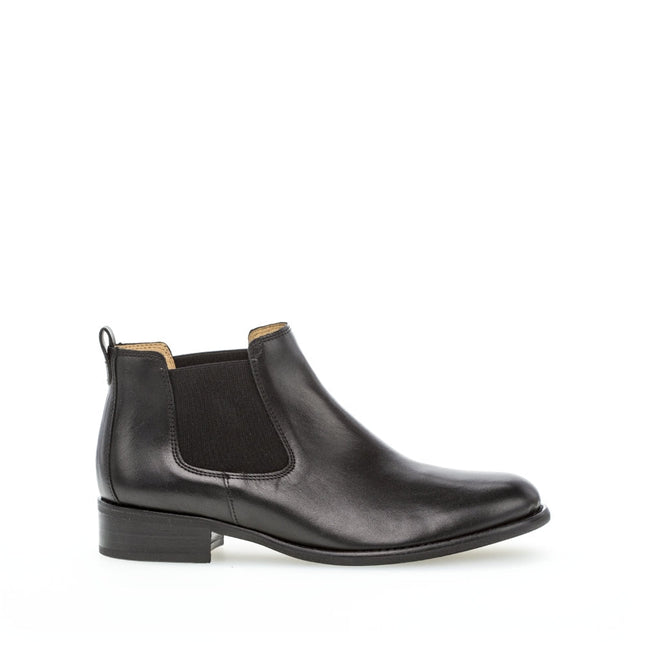 Gabor 71.640.27 Zodiac Black Leather Ankle Boot