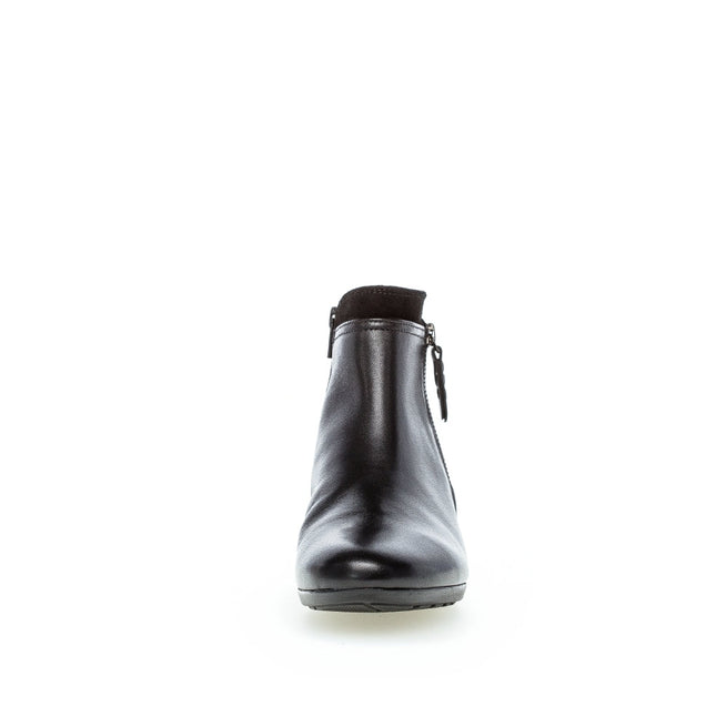 Gabor 72.718.57 Briano Black Leather Ankle Boot