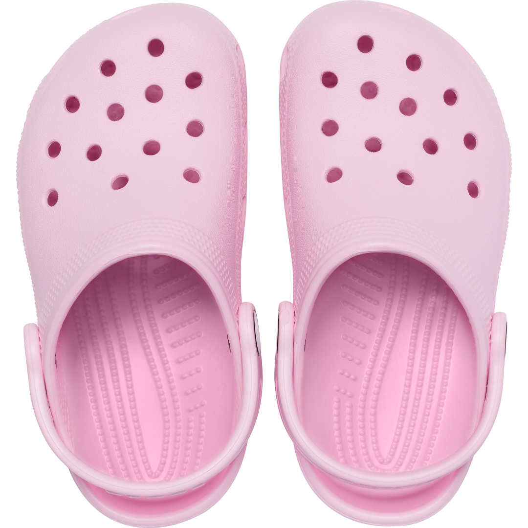 Light pink discount crocs kids
