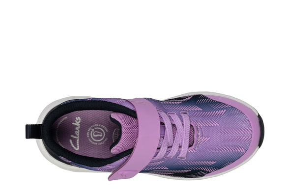 Clarks Aeon Pace Youth Purple