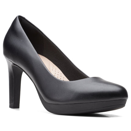 Clarks Ambyr Joy Black Leather - Standard Width