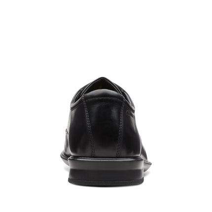Clarks Bensley Cap Black Leather