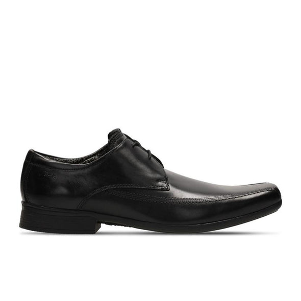 Clarks Aze Day Black Leather