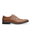 Clarks Bensley Run Dark Tan Leather