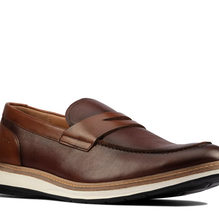 Clarks Chantry Penny Tan Leather