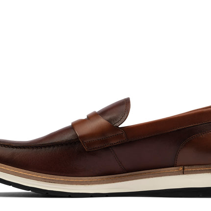 Clarks Chantry Penny Tan Leather