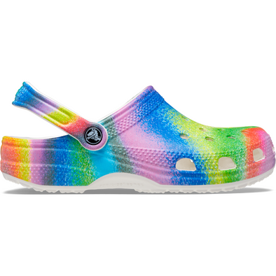 Crocs Classic Spray Dye Clog W White/Multi