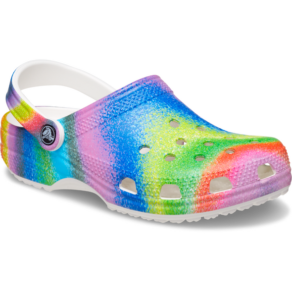 Crocs Classic Spray Dye Clog W White/Multi