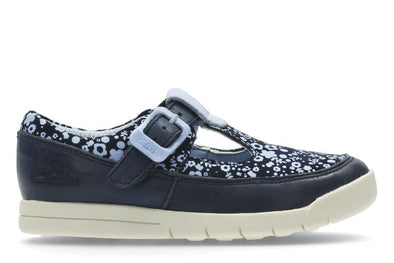 Clarks Crazy Tale Fst Navy Leather