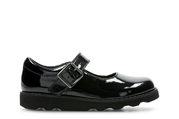 Clarks Crown Honor Black Pat Leather