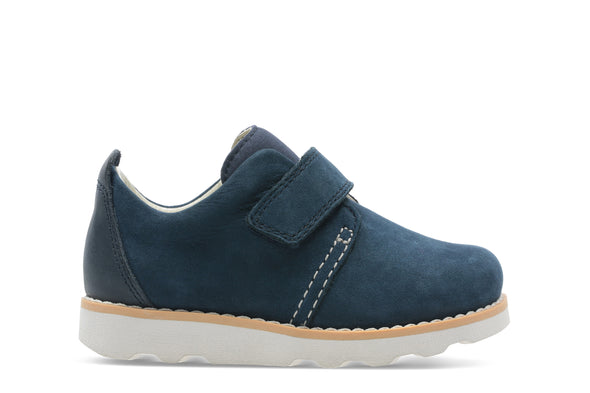 Clarks Crown Park Toddler Navy Leather