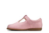 Clarks Drew Shine Toddler Dusty Pink Leather