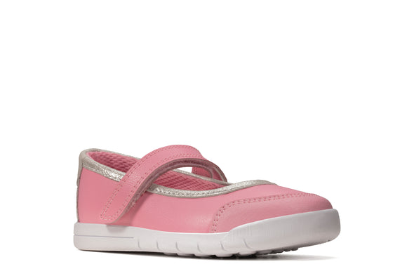 Clarks Emery Halo Toddler Pink Leather
