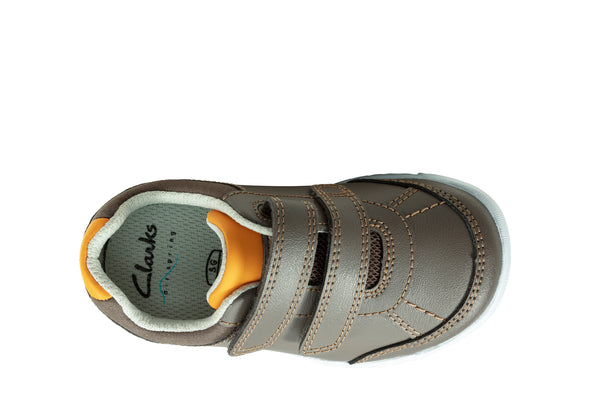 Clarks Emery Sky Toddler Brown Leather