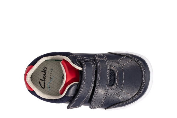 Clarks Emery Sky Toddler Navy Leather