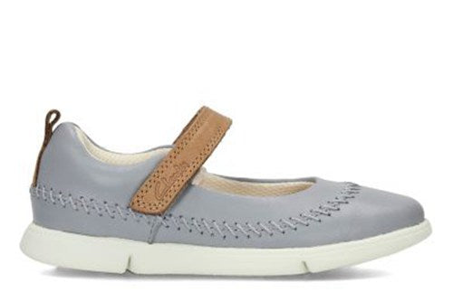 Clarks Tri Molly Inf Grey Leather