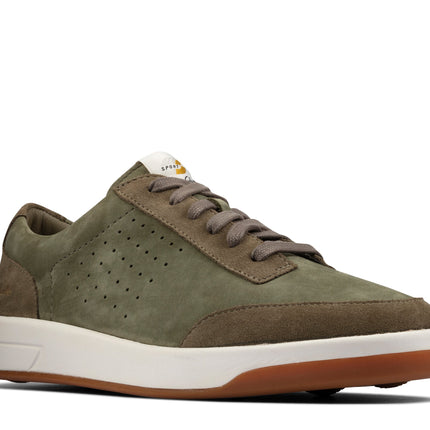Clarks Hero Air Lace Olive Suede