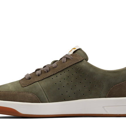 Clarks Hero Air Lace Olive Suede