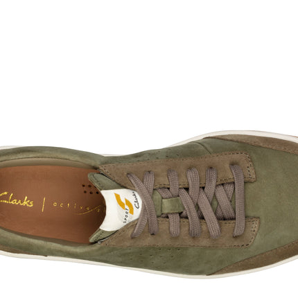 Clarks Hero Air Lace Olive Suede