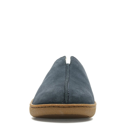 Clarks Home Mule Navy Suede