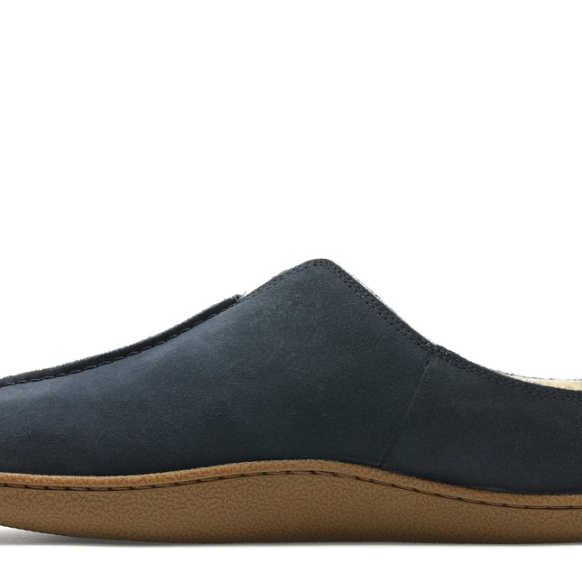 Clarks Home Mule Navy Suede