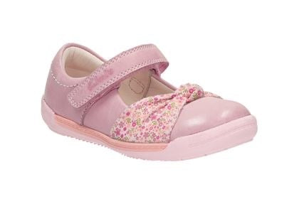Clarks Softly Nia Fst Baby Pink Leather