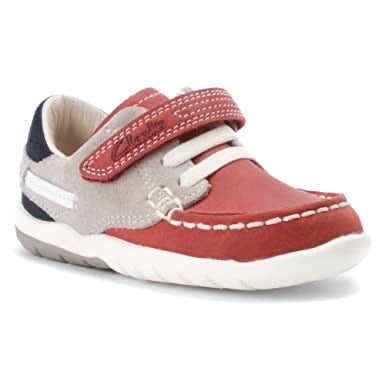 Clarks SoftlyFlag Fst Red Combi Leather